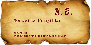 Moravitz Brigitta névjegykártya